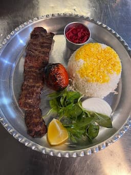چلوکباب برگ